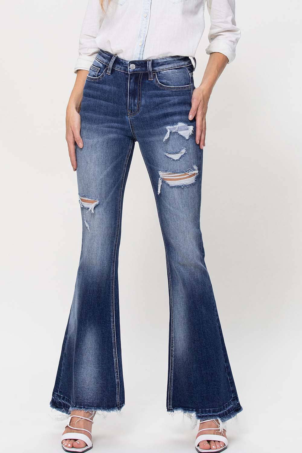 Cassidy High Rise Flares Jeans