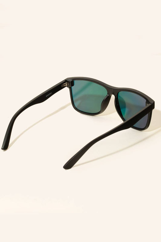 Multi Color Acetate Shield Sunglasses