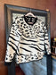 Black Animal Crew Reversible Sweater