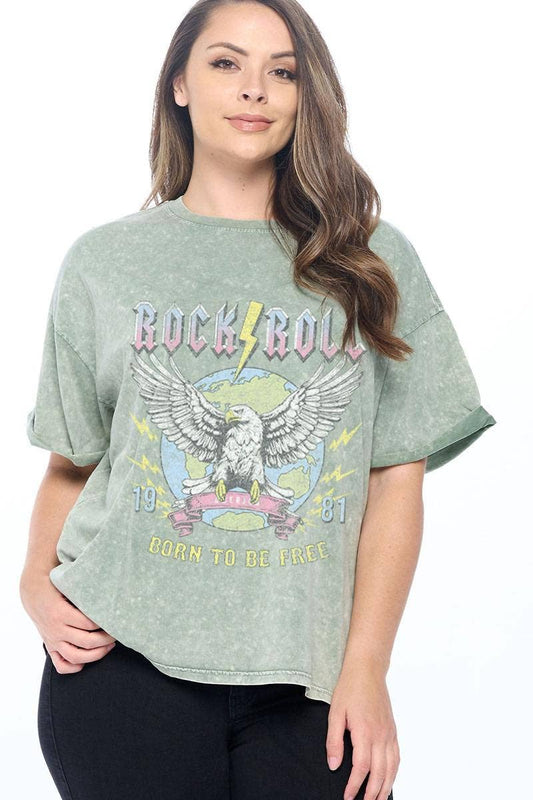 Rock N Roll 1981 Vintage Plus Tee