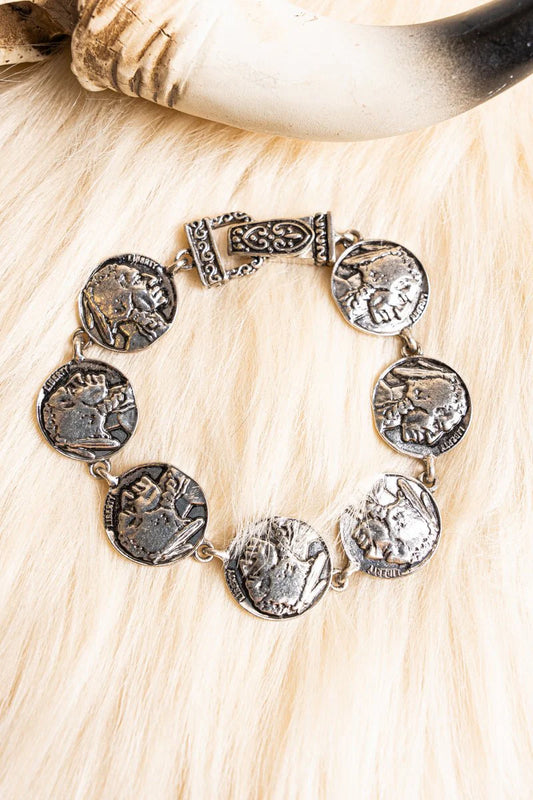 Buffalo Coin Bracelet