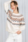 Isle Design Pullover Knitted Sweater