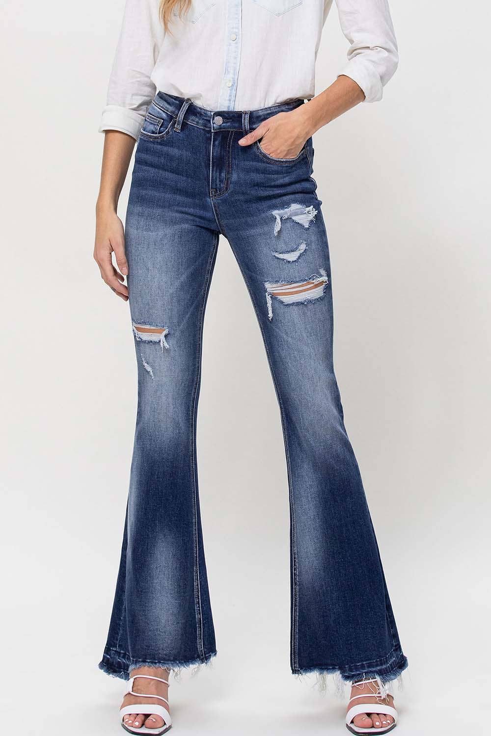 Cassidy High Rise Flares Jeans