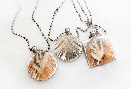 Pheasant Feather Layering Necklace