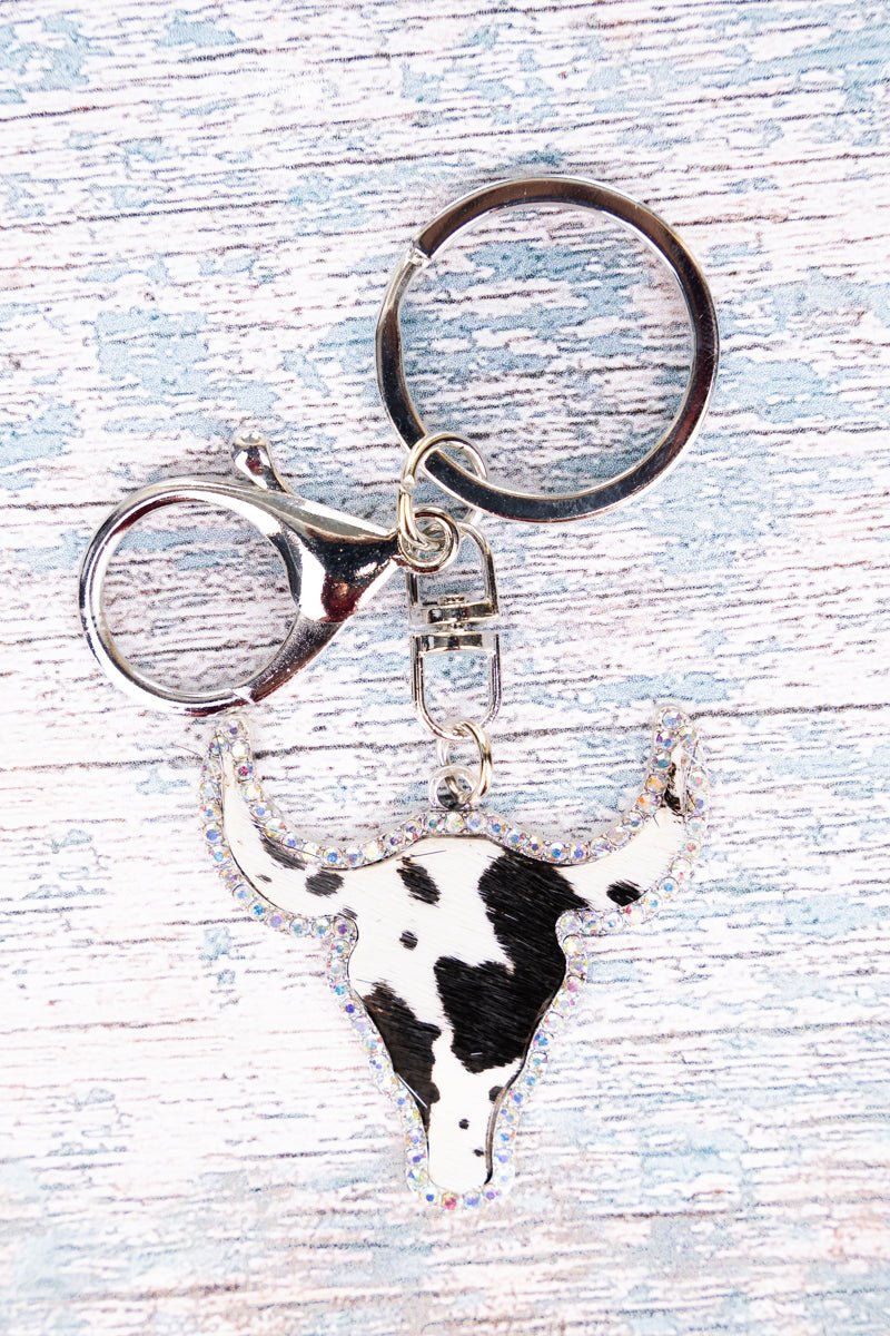 Black Cow Sedona Steer Keychain