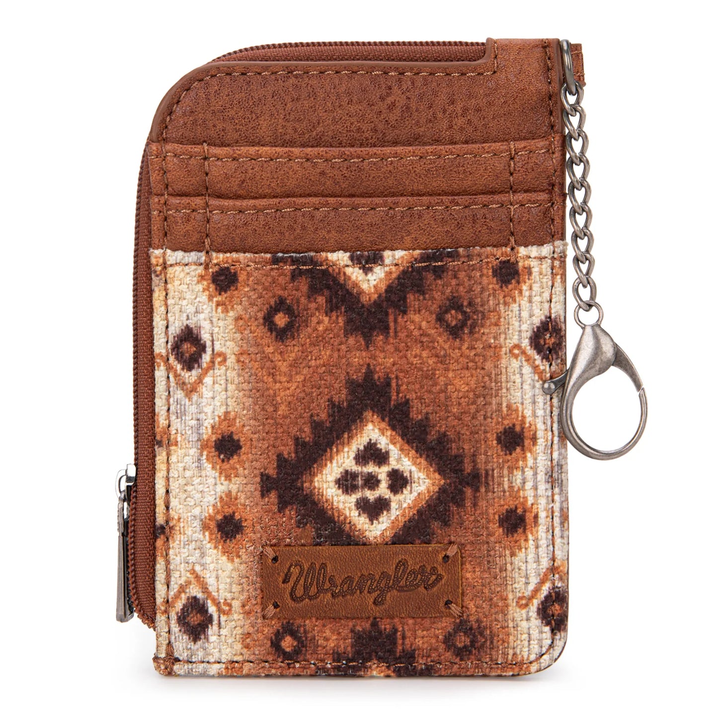 Wrangler Southwestern Art Print Mini Zip Card Case