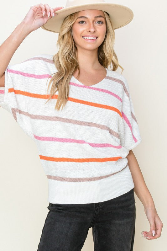 multi Stripe Sweater